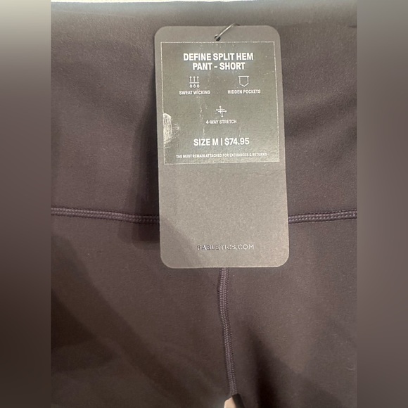 Fabletics Define PowerHold Split Hem Legging Black HighWaist- Size M, Short NWT - Picture 12 of 15